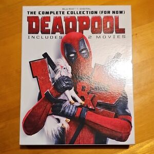 Deadpool 1 & 2 The Complete Collection Blu-Ray 2018 w/ Slipcover Ryan Reynolds